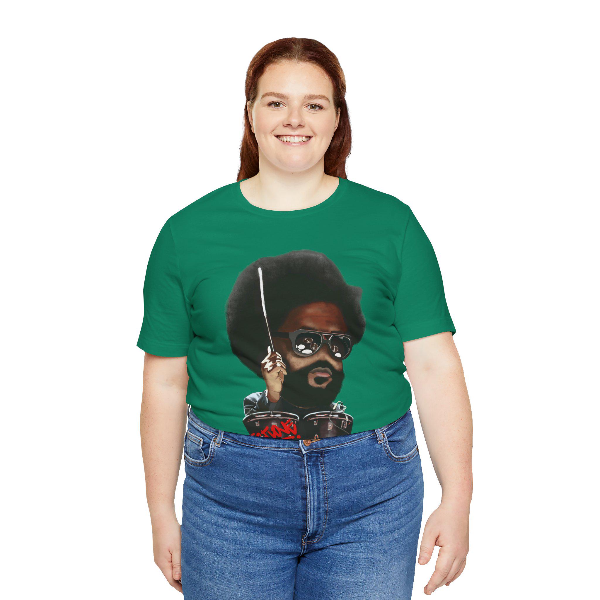 Questlove ?uestlove Tシャツ New - Questlove Hip Hop Adult Unisex Short Sleeve Tee Shirt