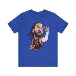 Jalen Brunson CAP Adult Unisex Short Sleeve Tee Shirt - New York Knicks Forever, Hooper, Hoops, Basketball