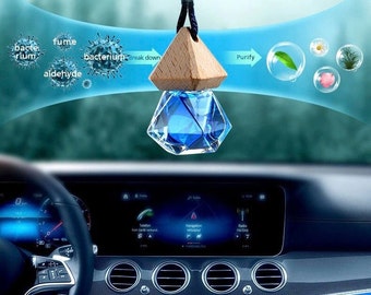 Aroma | Car Diffuser | Car Fragrance | Crystal Bottle | Long Lasting | Pure Oil | Freshener | Accessory | Scent | Car Perfume | Special Gift