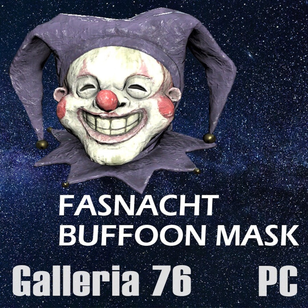 Fallout 76 PC Fasnacht Buffoon Mask Etsy