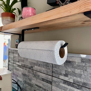 Wall Mounted Kitchen Roll Holder: Steel Paper Towel Dispenser