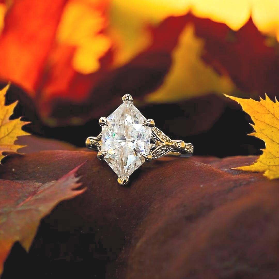 2CT モアッサナイト アニバーサリー リング ダッチ マーキス リング