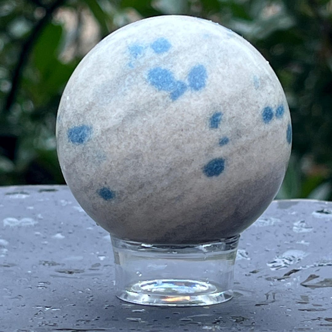 Blue Spinel Sphere 5.5 Cm Model 4 | Polished Crystal Ball From ...