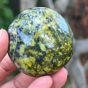 Grande esemplare minerale di palma di opale verde del Madagascar, modello 8, opale verde