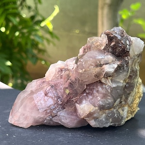 Red Hematoid Quartz Cluster | Model L5 | Large Raw Crystal for Energy Amplification & Grounding | Collector’s Mineral Specimen