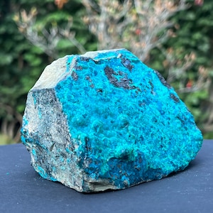 Large Raw Chrysocolla ( from Congo) model 1, crystals, natural Chrysocolla, rare specimen mineral