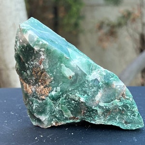 Jade verde crudo (de Suazilandia) modelo 33, cristales, jade natural, mineral de espécimen raro