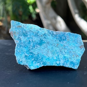 Druzy Raw Chrysocolla Crystal ( from Congo) model 3, natural stone, rare specimen mineral, collector gift