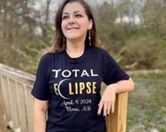 Total Eclipse Tee Shirt (Personalize city and state!)