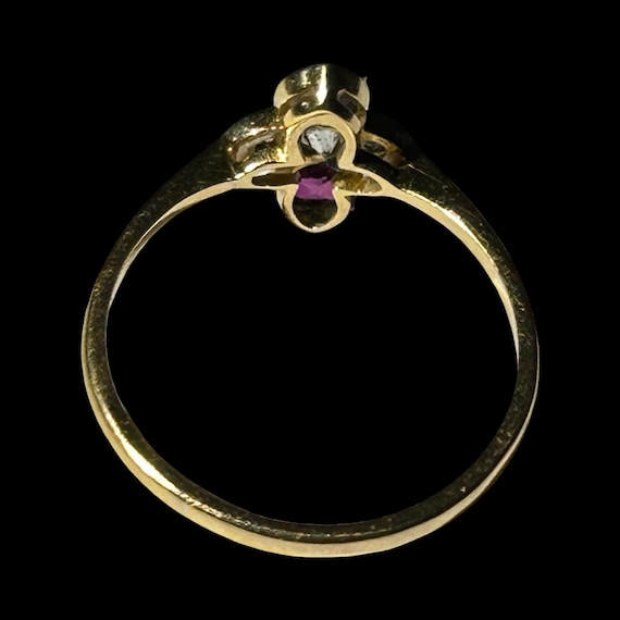 18ct Gold, Diamond and Ruby Ring, - image 2