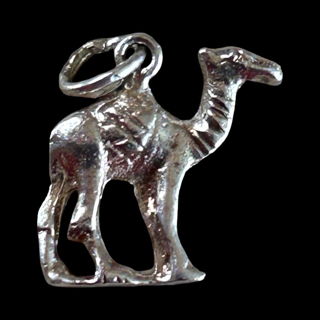 Sticker Silver Camel Sterling Silver Camel Charm - Etsy