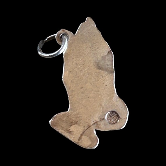 Sterling Silver Praying/Clapping Hands Charm - image 2