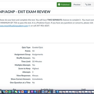 FNP/AGNP STUDY Guide