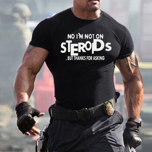 bodybuilding weight Mens Gym Workout MMA T-Shirt    Hand made sport motivation writing pain is weakness tshirt new steroid