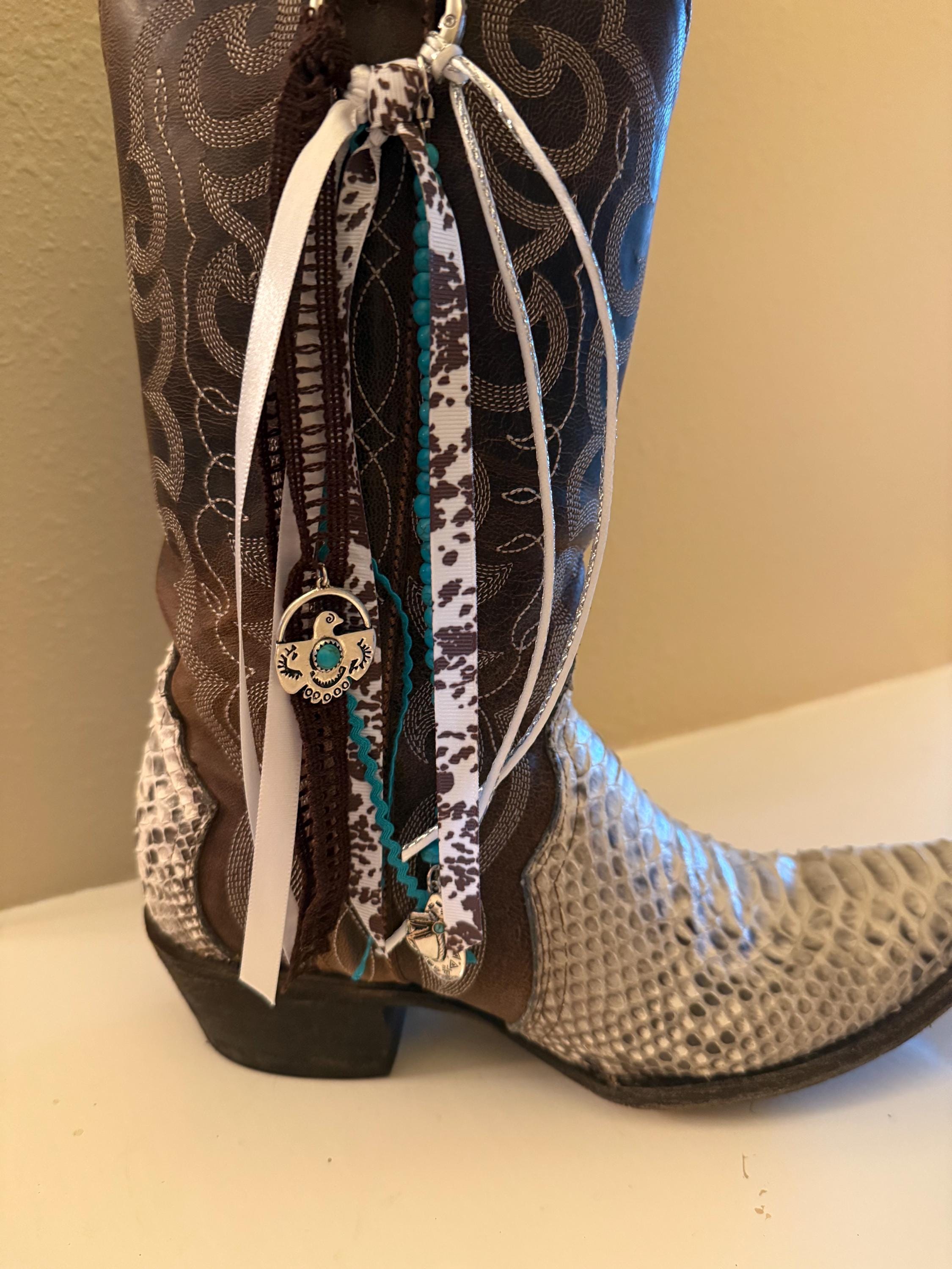 New Photos -NOW 2 BUCKS OFF. Handmade Accessories for Your Cowboy Boots ...