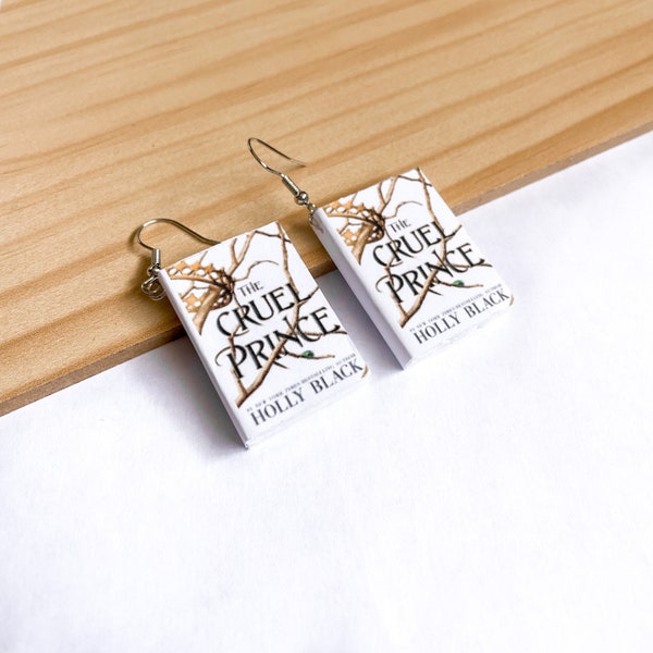 Boucles d'oreilles mini livre The Cruel Prince