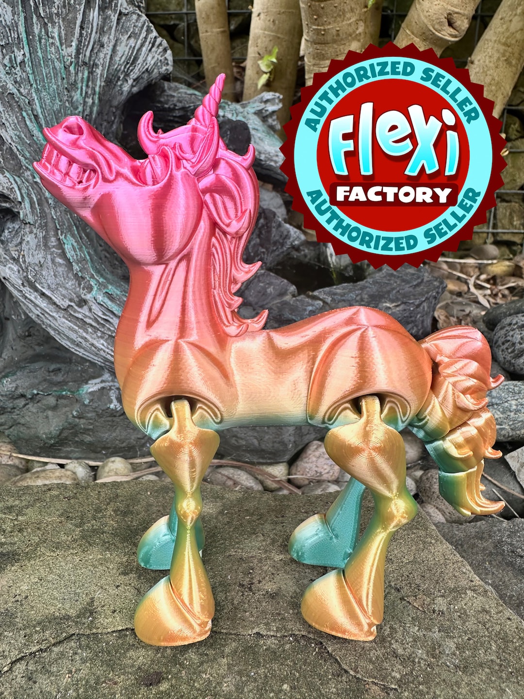 3D Printed Articulated Unicorn Etsy