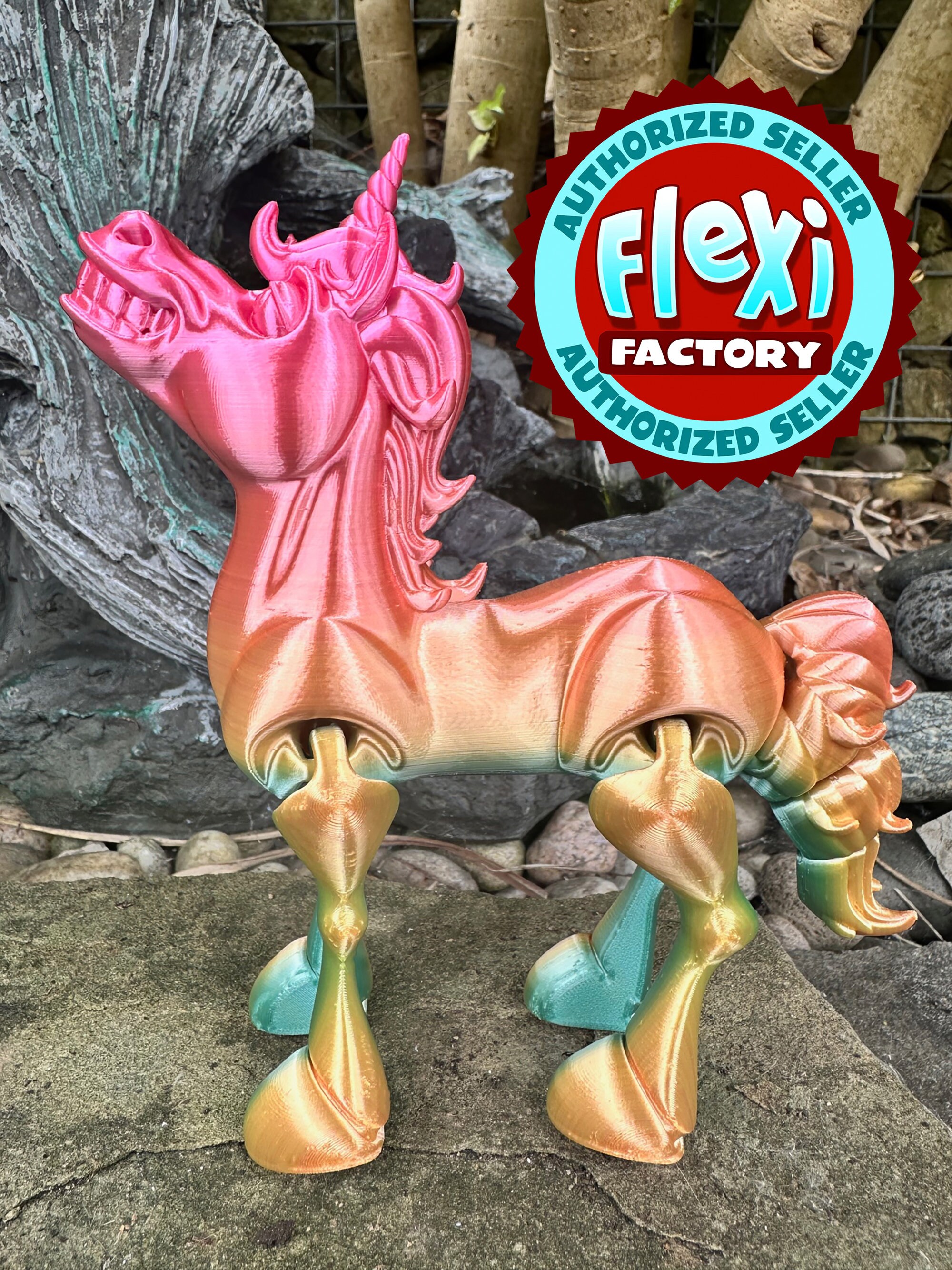 3D Printed Articulated Unicorn - Etsy