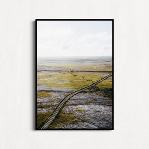 Bild Irland | Drohnenaufnahme | Naturfotografie | Landschaftsfotografie | Berglandschaft | Landschaft Foto | Luftbild | Burren | Druck 045