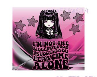 Je ne suis pas la personne la plus grande Je vous suggère de me laisser tranquille Png gobelet skinny 20 oz chemise portefeuille sac fourre-tout tasse à café dessous de verre