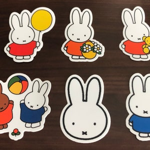 Miffy Vinyl Waterproof Sticker | Cute Kawaii White Bunny Rabbit