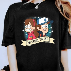 Disney Gravity Falls Dipper And Mabel Mystery Twins Logo Shirt, Family Matching Disneyland Vacation Shirt, Disney WDW Trip Birthday Gifts