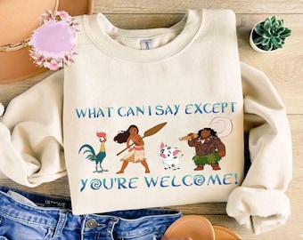 T-shirt rétro Disney Moana Maui, que puis-je dire, sauf que vous êtes le bienvenu, Royaume des animaux, chemise de vacances en famille Disneyland, cadeaux d'anniversaire