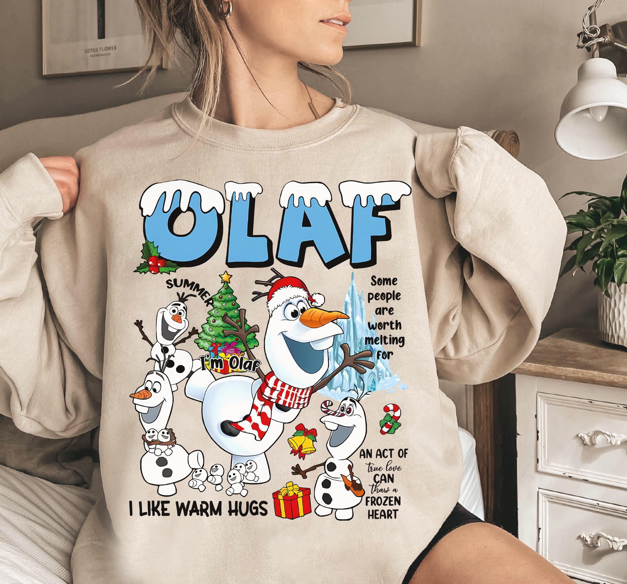 Warm Hugs Pullover Olaf Der Schneemann Olaf I Like Warm Hugs T