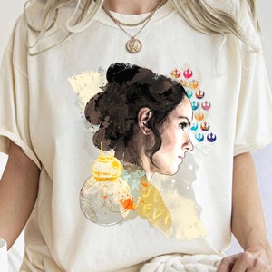 Star Wars The Rise of Skywalker Rey Collage Shirt, Star Wars Fan Tee, Disneyland Vacation Shirt, Disney Matching Birthday Gifts