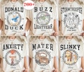 Disney Characters Shirt, Disney Pixar Retro Toy Story Shirt, Vintage Slinky Woody Buzz Jessie Rex Lotso Tee, Mickey and Friends Group shirt