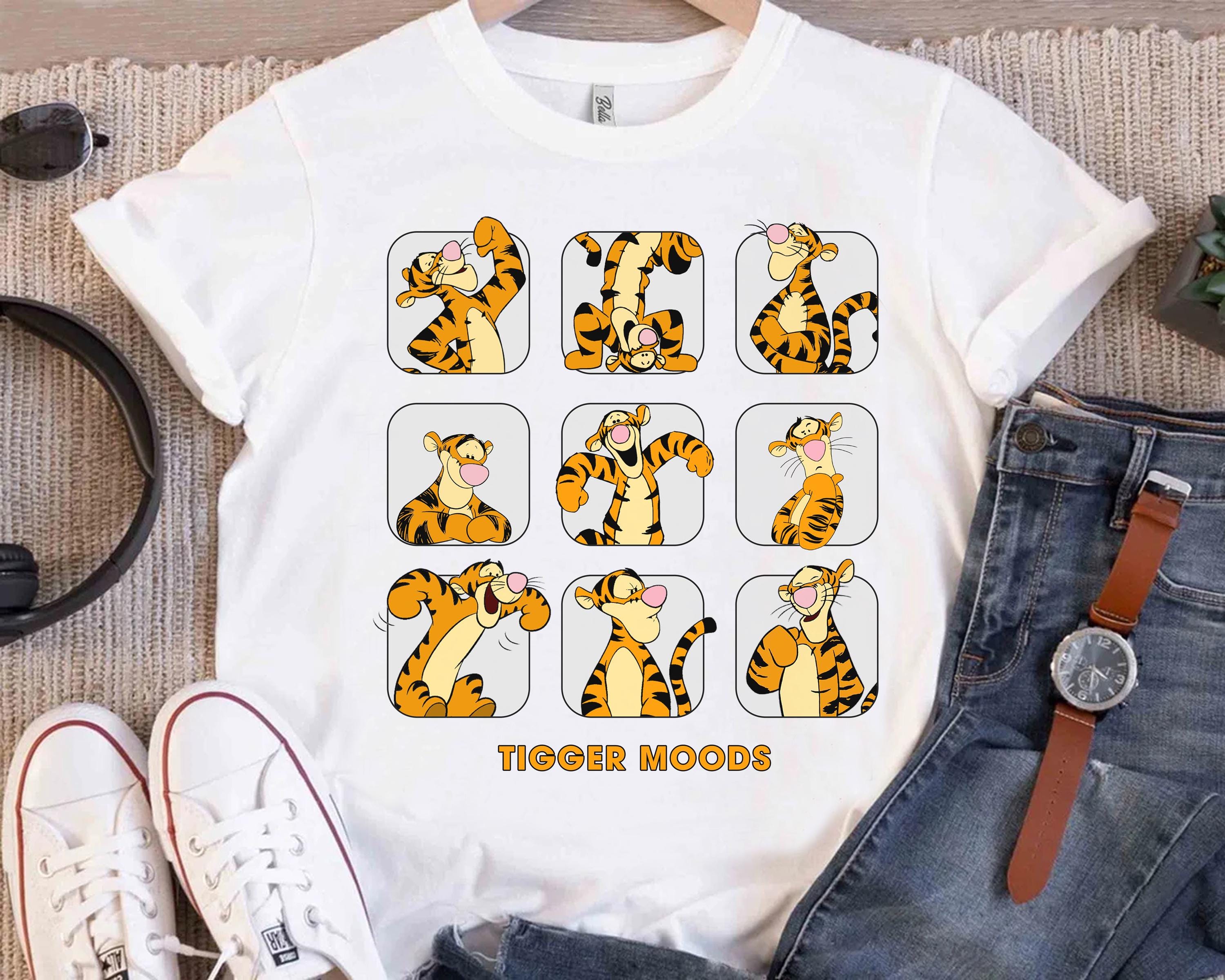 Vintage 90s Disney Tigger & Pooh Single Stitch T-shirt. Size