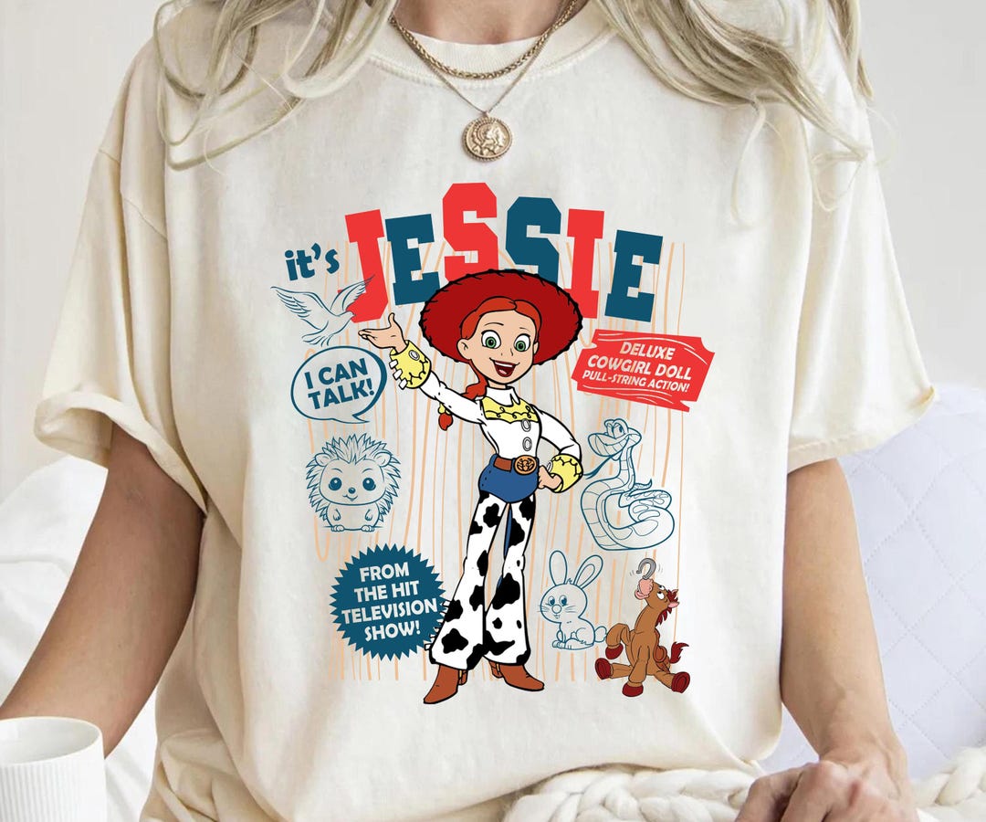 Disney Pixar Toy Story Jessie Cowgirls Portrait Shirt, Toy Story