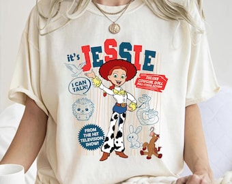 Disney Pixar Toy Story Jessie Cowgirls Portrait Shirt, Toy Story It's Jessie Shirt, Disneyland Trip 2026, Disneyland Family Party Gift