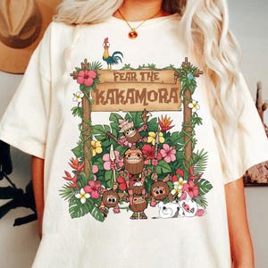 Disney Moana Fear The Kakamora Shirt, Disney Moana Funny Kakamora Coconut Pirates Shirt, Magic Kingdom, Disneyland Vacation Family Shirt image 1