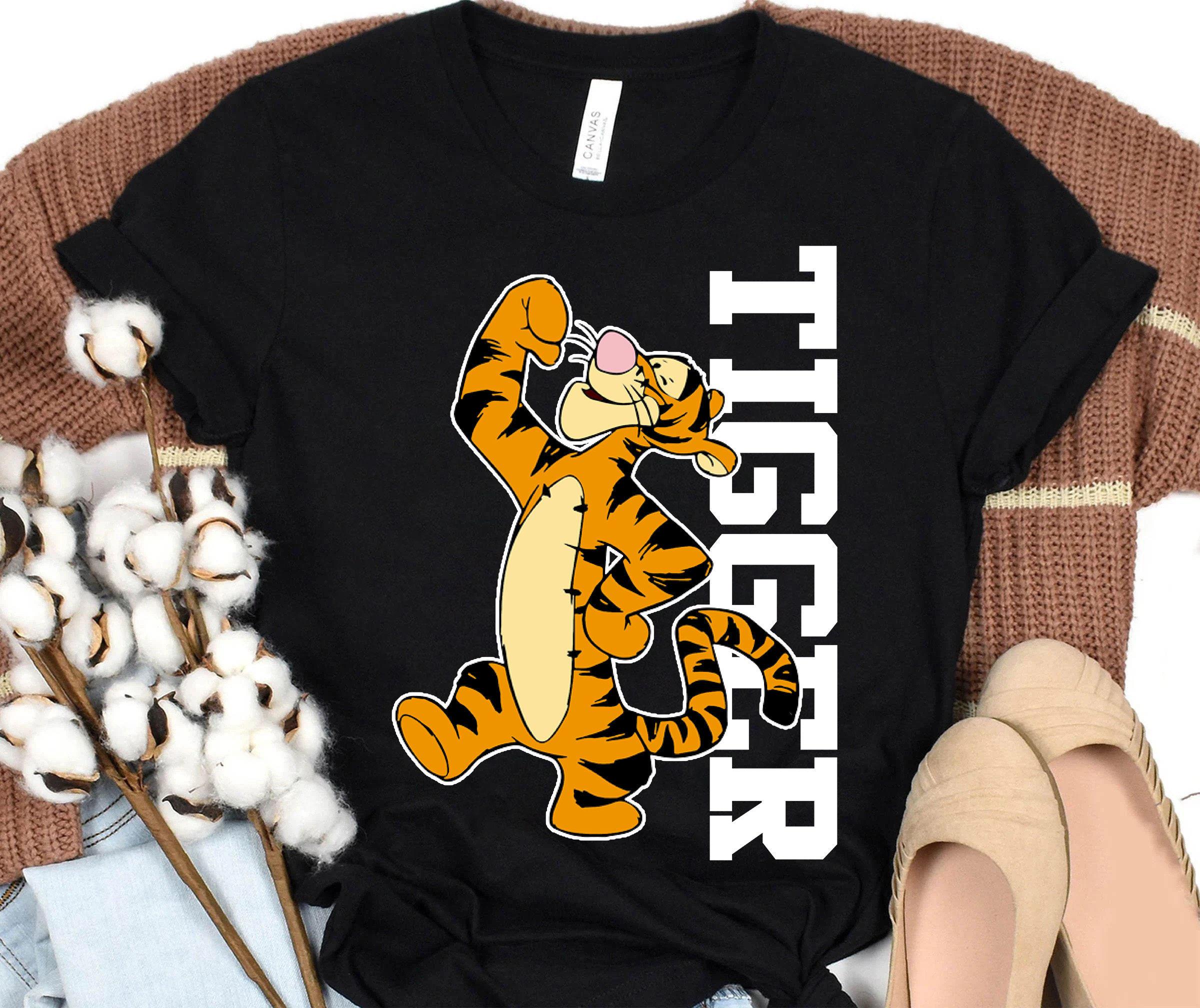 ティガー キャラクターＴシャツ サイズ表記 L ネイビー Tigger くまのプーさん ディズニー Disney Winnie the PoohTULTEX タルテックス 半袖 character プリント キャラT 古着【中古】WV2504-R0246 ティガー キャラクターTシャツ サイズ表記 L ネイビー Tigger くまの