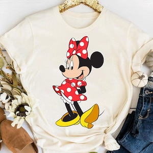 Disney Minnie Mouse Classic Pose T-Shirt, Mickey and Friends Shirt, Disneyland Family Vacation Shirt, Disney World Matching Birthday Gifts image 2