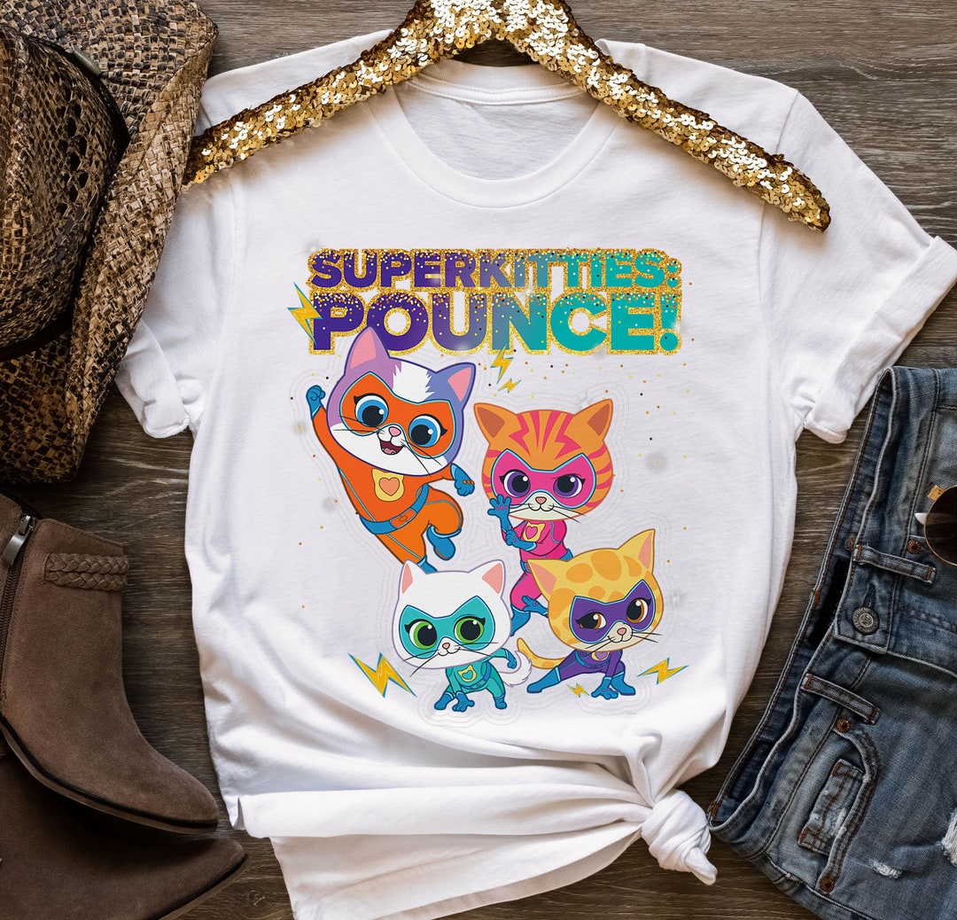 Disney Junior Superkitties Pounce Full Team T-shirt, Disneyland Family ...