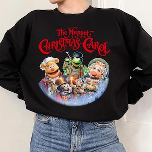 Disney The Muppet Christmas Carol Shirt, Kermit The Frog Gonzo Miss Piggy Christmas Shirt, Disneyland Christmas Family Vacation Shirt