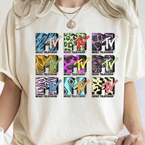 MTV 9 Logos of the Nineties Shirt, MTV Logo Shirt, Matching Disneyland Family Vacation Shirt, Disney Matching Birthday Gifts