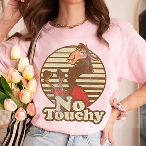 Disney Emperor&#39;s New Groove Kuzco Llama No Touchy  T-Shirt, Disneyland Family Vacation Shirt, Disney World Matching Birthday Gifts