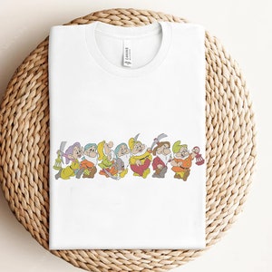 Disney Schneewittchen und die sieben Zwerge T-Shirt, Disneyland Familienurlaub Shirt, Disney World Passende Geburtstagsgeschenke
