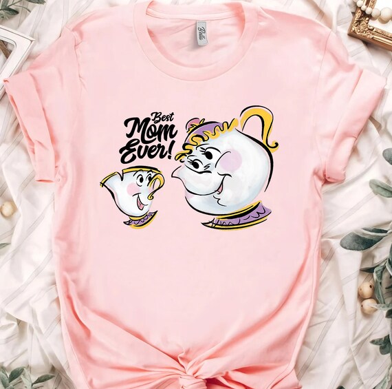 Disney Beauty and the Beast Chip Mrs. Potts Best Mom Ever T