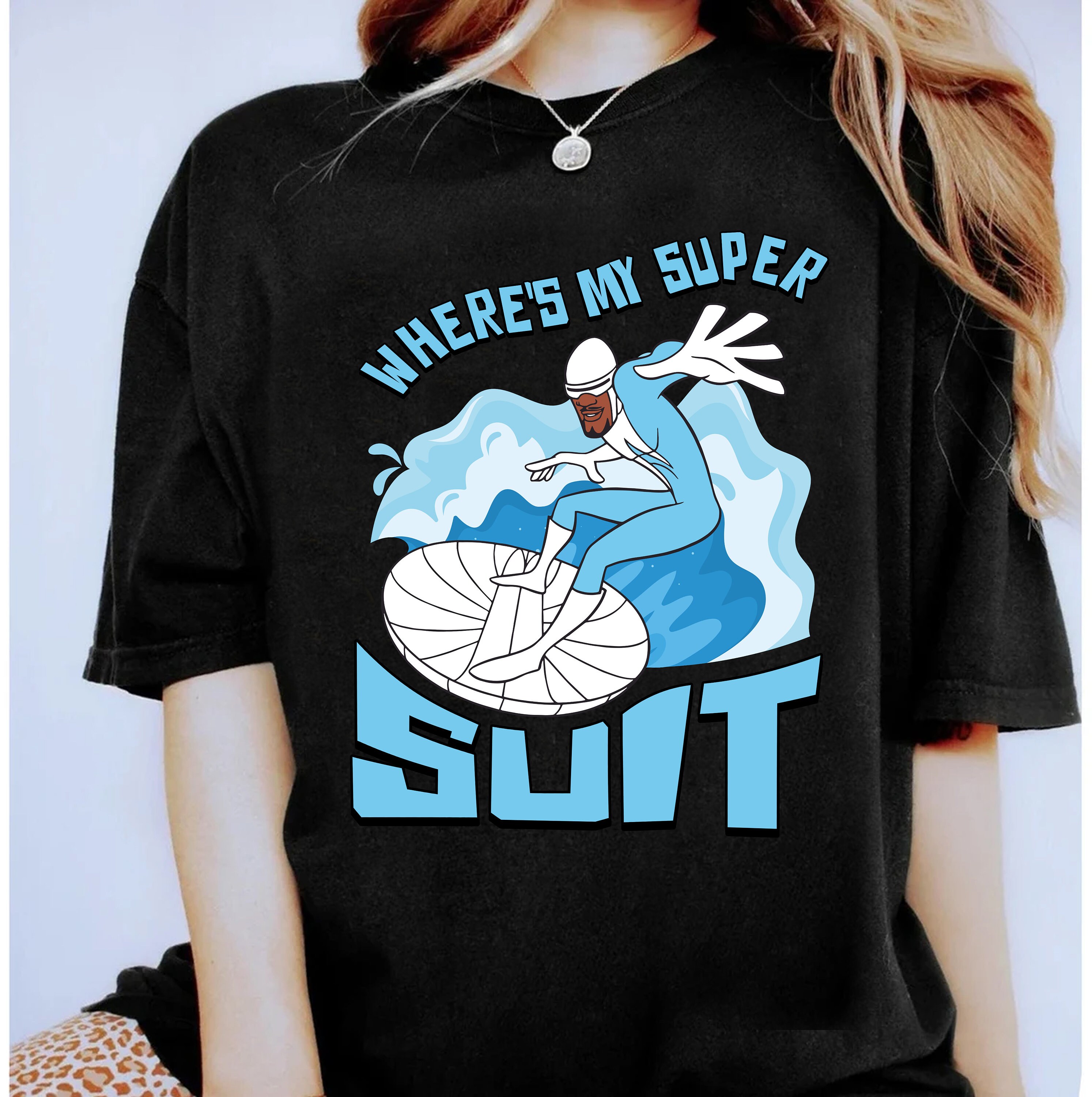 Frozone Where's My Super Suit T-shirt, Disney Pixar The Incredibles Characters Tee, Disneyland  Family Matching Shirt, Birthday Gifts