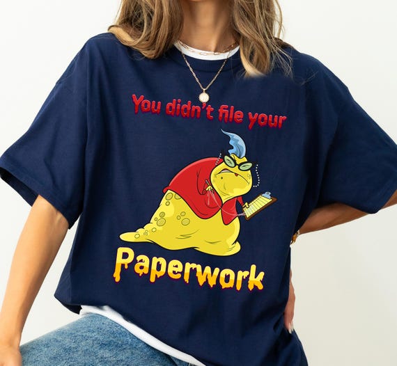 ディズニー・ロズ モンスターズ・インク 書類未提出Tシャツ