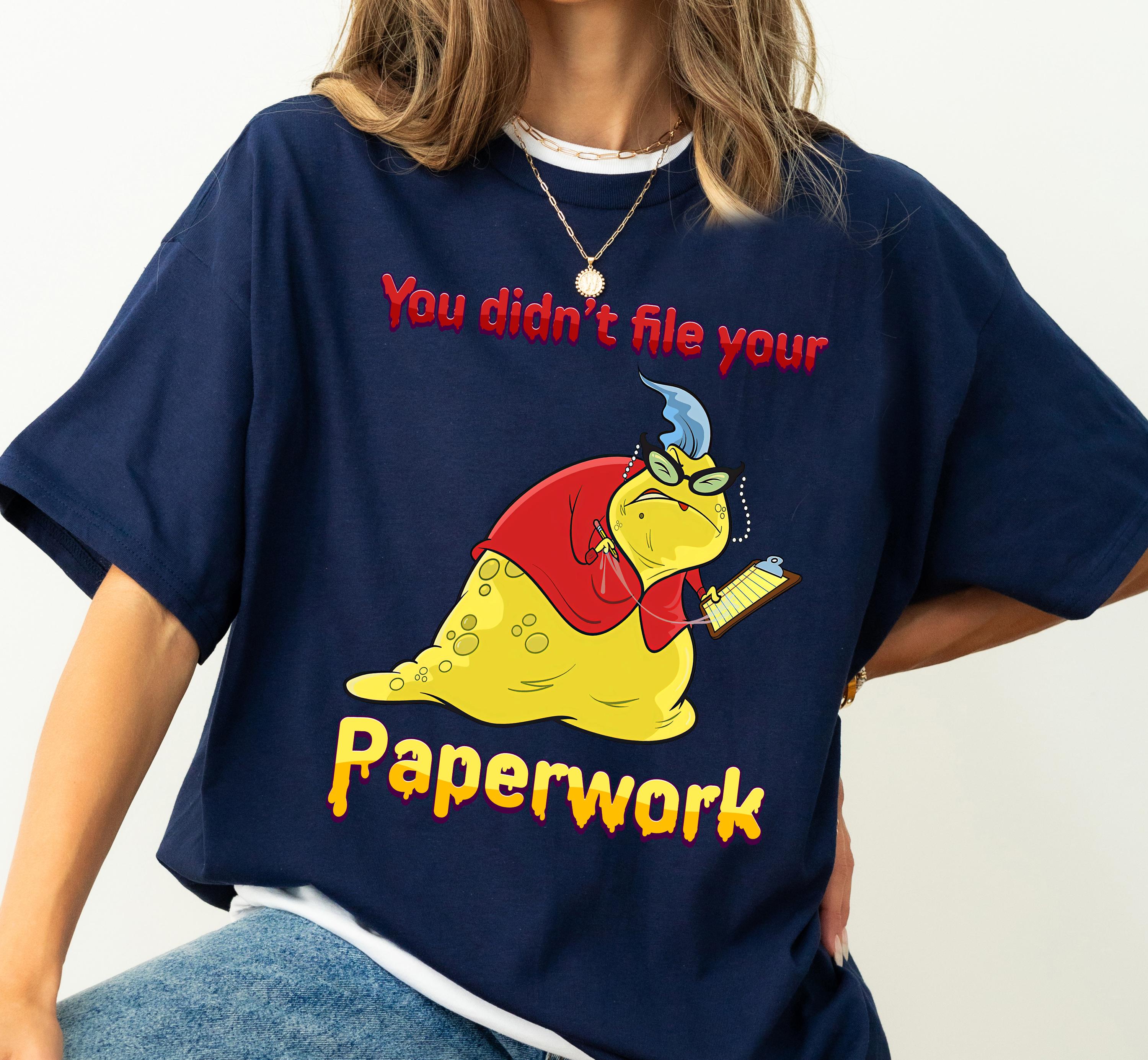 ディズニー・ロズ モンスターズ・インク 書類未提出Tシャツ