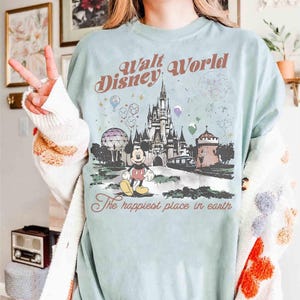 Disneyworld Shirt, Retro Walt Disneyworld Shirt, Mickey And Friends Shirt, Disney 2026 Trip, Vintage Disneyworld Shirt, Retro Disney Shirt image 4