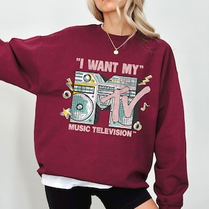 MTV I Want My Retro Boombox Graphic T-Shirt, MTV Logo Shirt, Matching Disneyland Family Vacation Shirt, Disney Matching Birthday Gifts