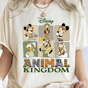 ディズニー ミッキーと仲間たちのアニマルキングダム シャツ、ディズニー ミッキー サファリ シャツ、ディズニーランド ファミリーお揃いシャツ、ディズニー バースデー ギフト