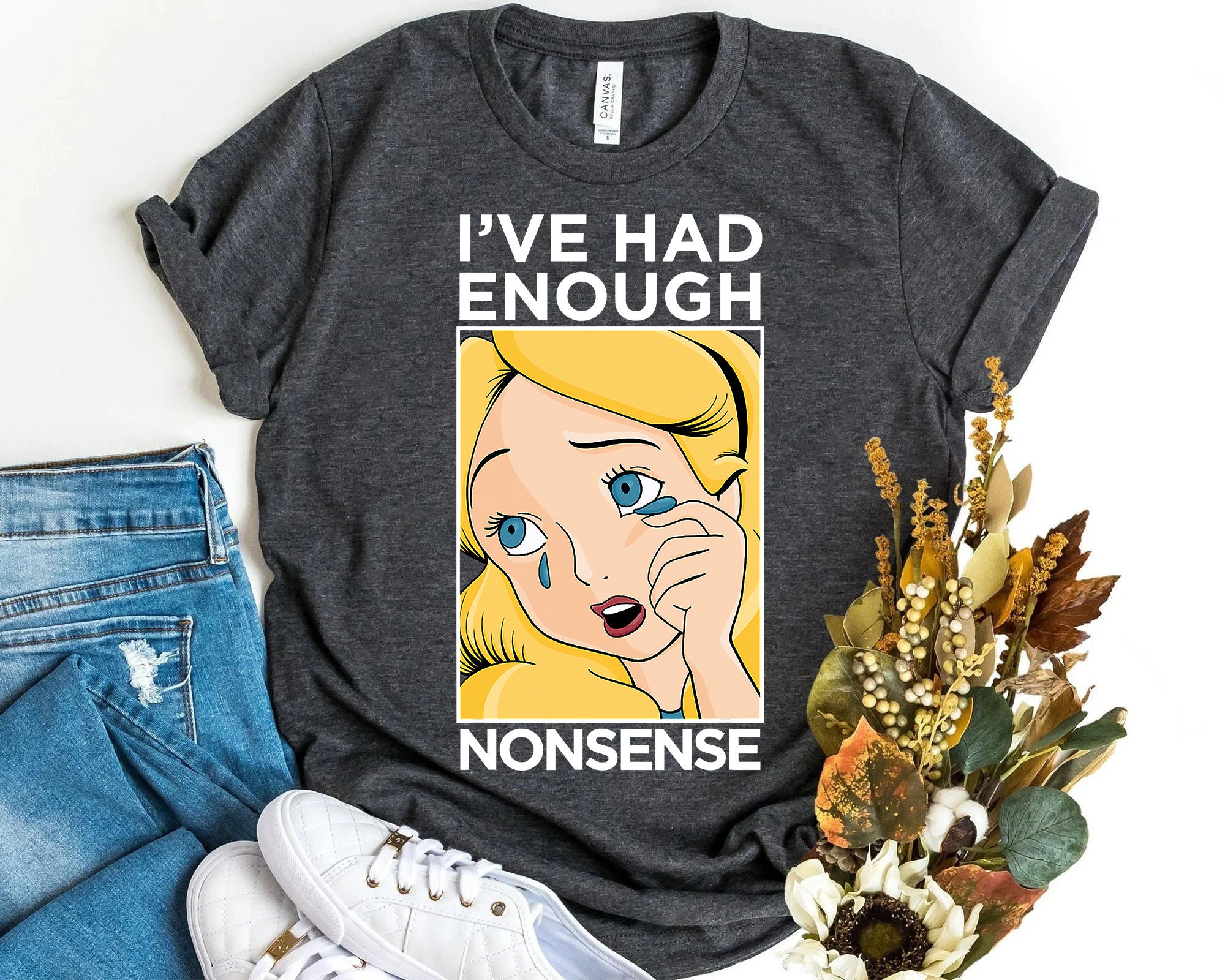 Disney Alice in Wonderland Alice I've Had Enough Nonsense T-shirt