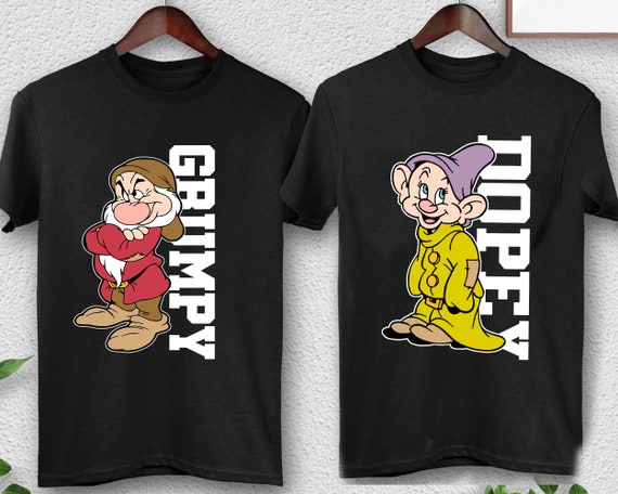 Camiseta con retrato de enano tonto y grunon de Disney Camiseta de Blancanieves y los siete enanitos Camiseta de vacaciones familiares de Disneyland Regalos de cumpleanos de Disney Etsy Mexico